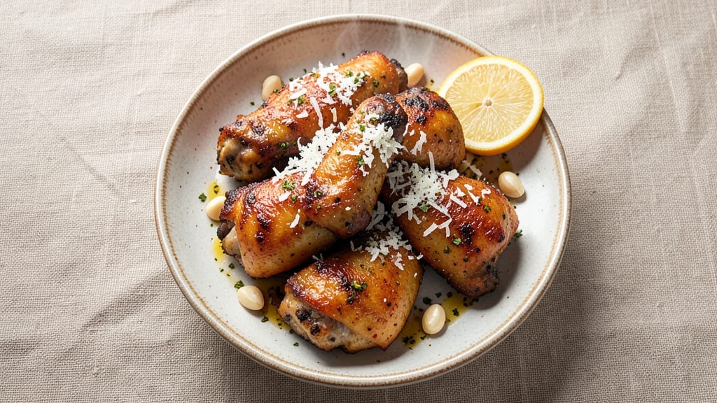 Baked Italian Chicken Wings Recipe: Parmesan-Crusted Crunch With Juicy Dark Meat