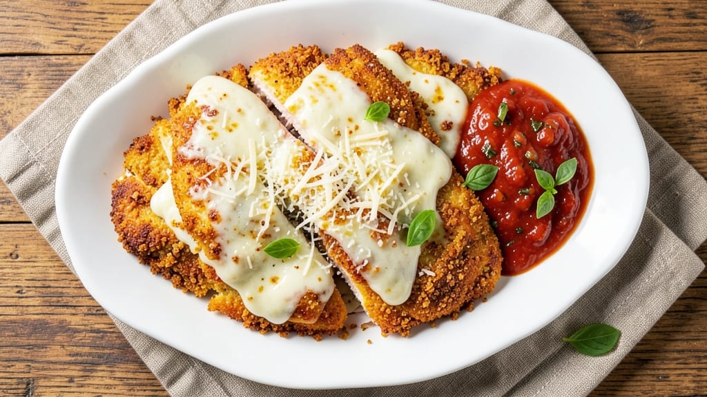 Baked Chicken Parmigiana Recipe: Rachael Ray's Triple-Crusted Crunch With Melty Cheese Layers