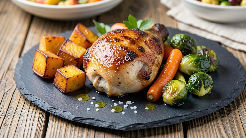 Baked Chicken Thighs with Roasted Veggies Recipe: One-Tray Meal Prep Masterpiece