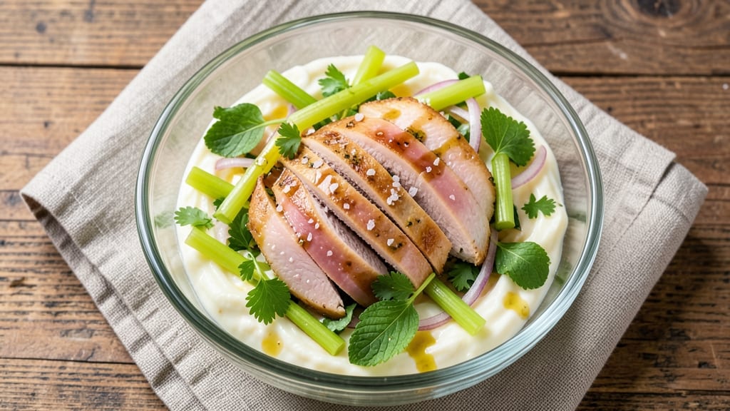 Aladdin's Chicken Salad Recipe: Crunchy Celery and Herb-Packed Bites