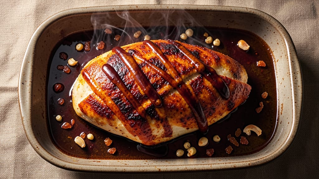 Baked BBQ Bone-In Chicken Breast Recipe: Smoky Crust and Juicy Centers in One Pan