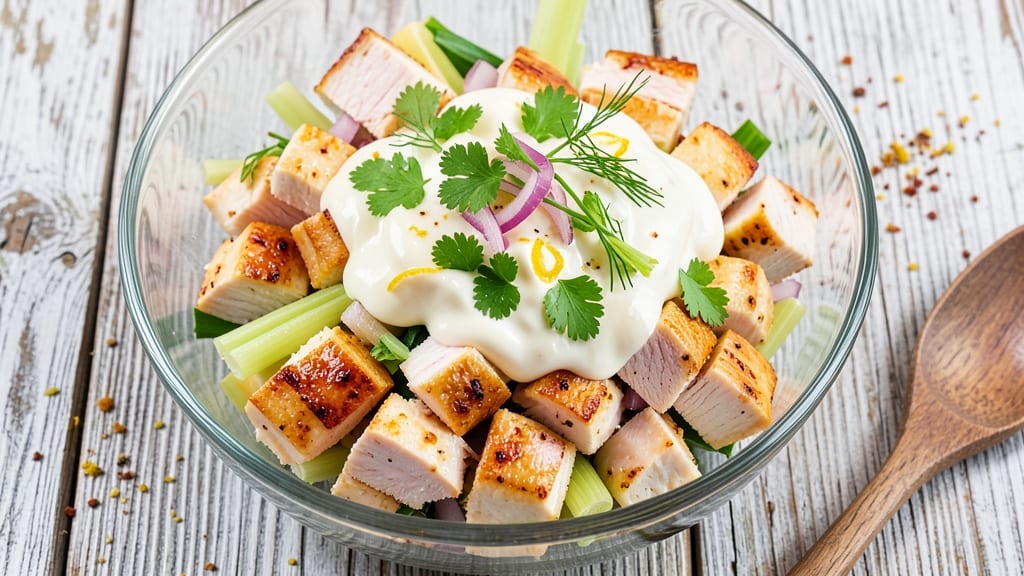 American Chicken Salad Recipe: Crunchy Celery and Herb-Packed Bites