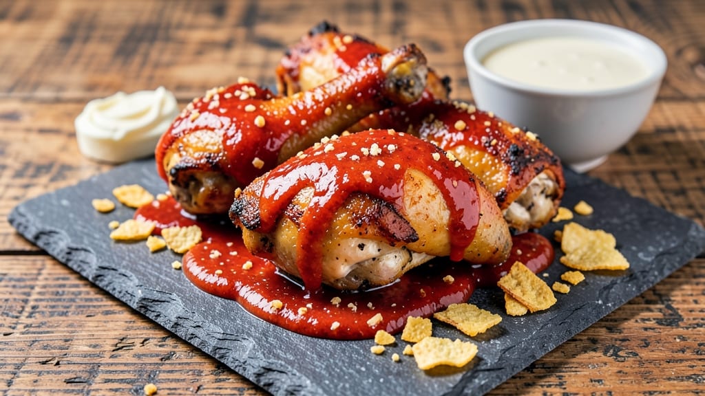 Baked Buffalo Chicken Legs Recipe: Triple-Crusted Crunch With Tangy Spice Kick