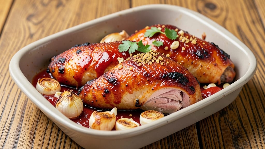 Baked Chicken With Ketchup Recipe: Sweet-Tangy Glaze That Caramelizes to Richness