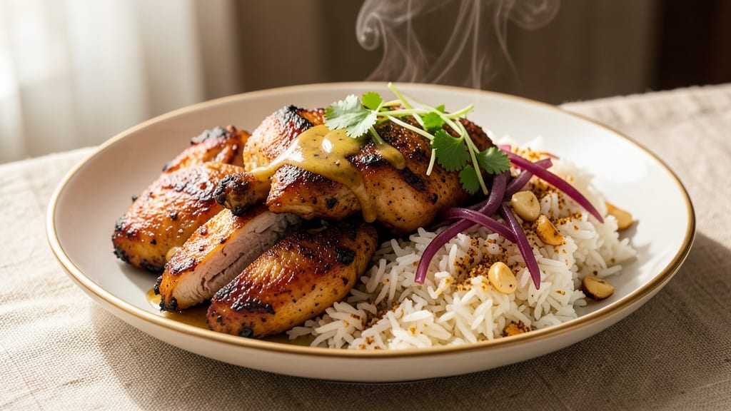 Baharat Chicken And Rice Recipe: Warm Spice-Infused One-Pot Harmony