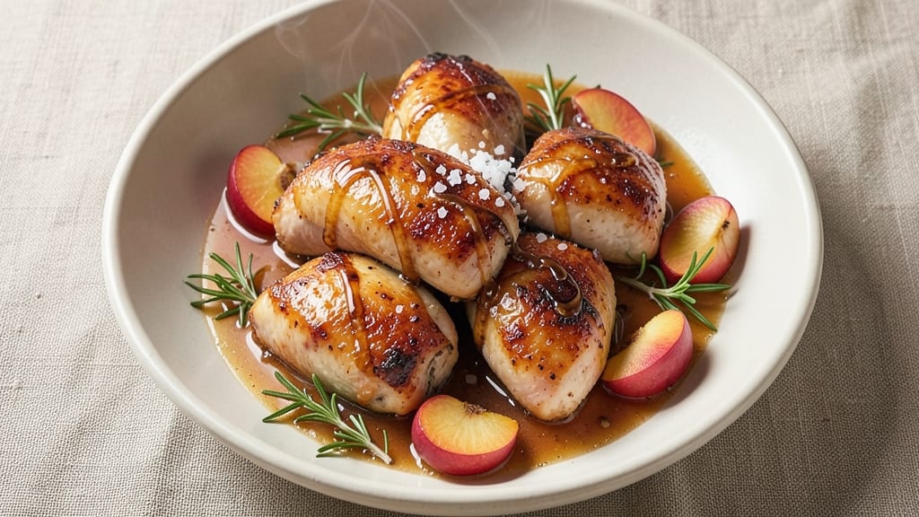 Baked Chicken and Peaches Recipe: Summer-Inspired Sweet-Savory Balance
