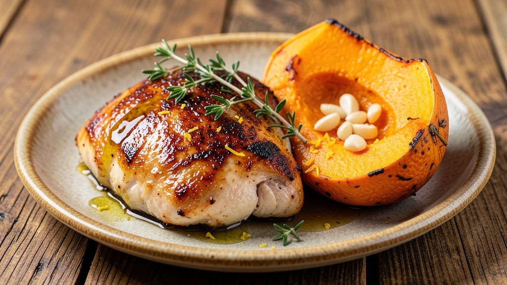 Baked Chicken Breast and Butternut Squash Recipe: Sweet-Roasted Harmony in One Pan
