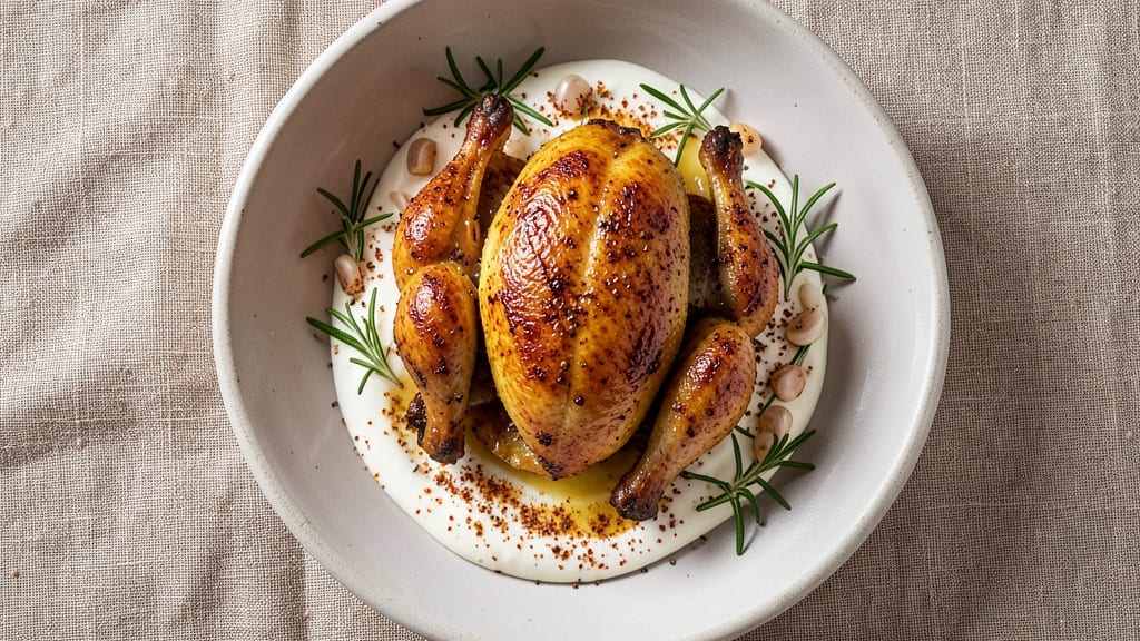 Arabic Roasted Chicken Recipe: Spiced Yogurt Marination Magic