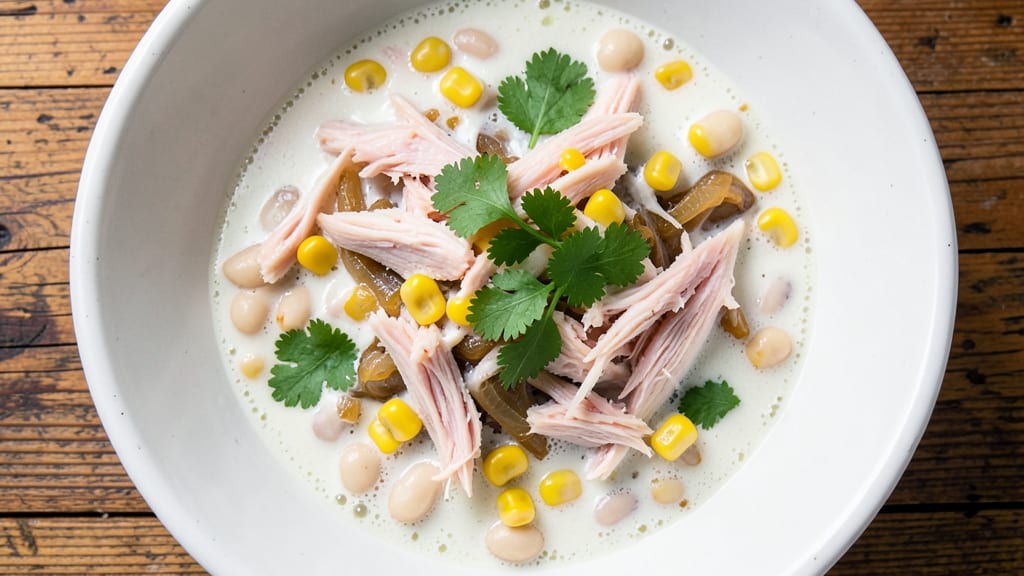 Applebee's White Chicken Chili Recipe: Creamy Cilantro-Lime Chili With Shredded Cheese Topping