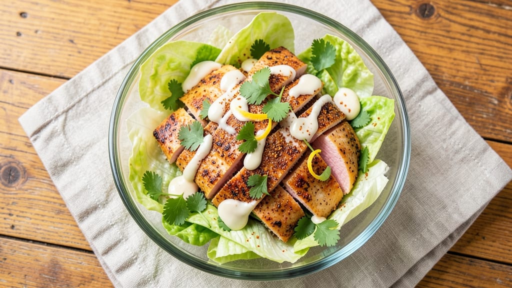 Applebee's Fiesta Chicken Salad Recipe: Crunchy Tortilla Crust With Cool Yogurt Zing