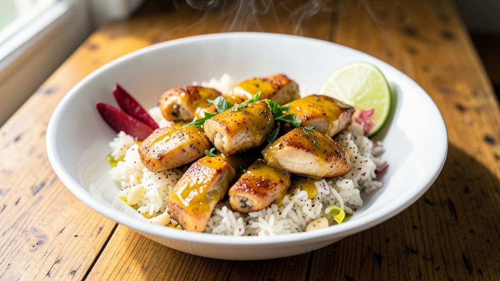 Applebee's Fiesta Lime Chicken and Rice Recipe: Zesty Citrus Crust With Fluffy Rice Base