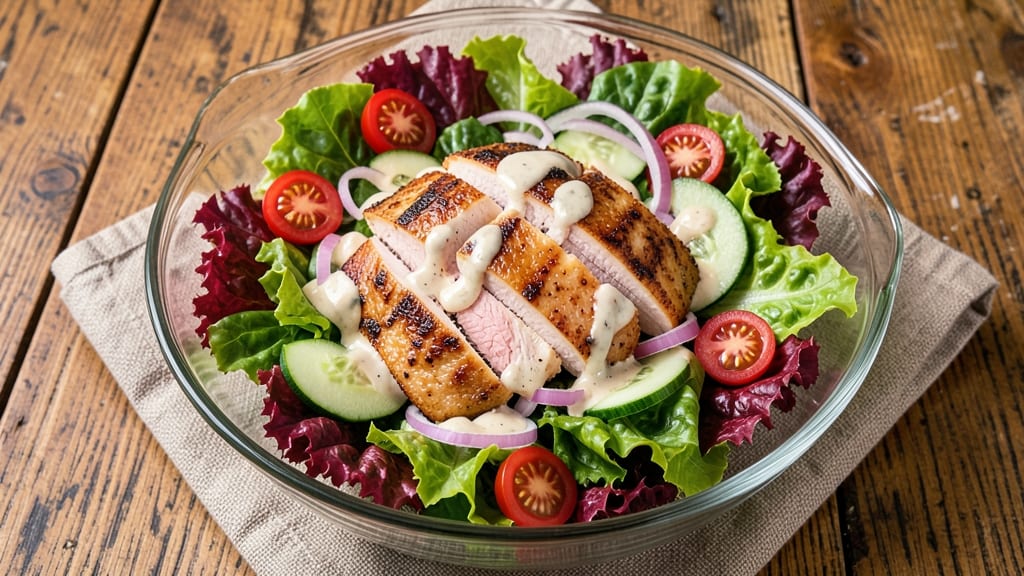 Barbeque Ranch Chicken Salad Cheesecake Factory Recipe: Smoky-Sweet Layers With Cool Cream Cheese Dressing