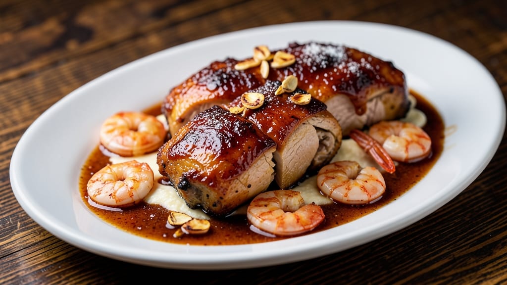 Applebee's Copycat Bourbon Chicken and Shrimp Recipe: Crispy Crust With Sticky Glaze Magic