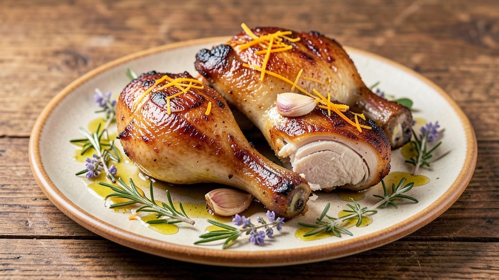 Baked Garlic Chicken Thighs Recipe: Garlic-Infused Crispy Skin and Juicy Centers