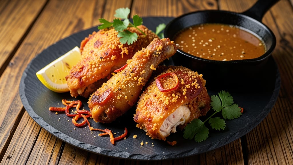 Baked Fried Chicken Recipe Like KFC: Triple-Dredged Crunch With Juicy, Golden Meat