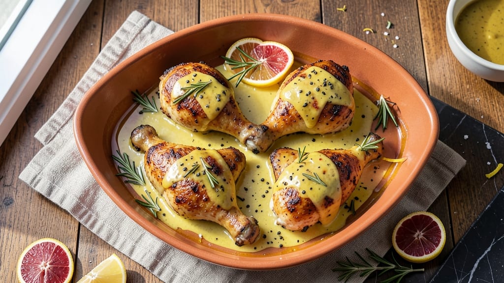 Baked Lemon Pepper Chicken Legs Recipe: Crispy Skin, Juicy Meat With Zesty Bite