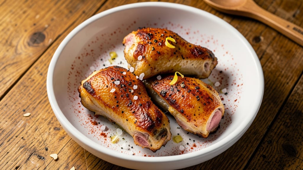 Air Fried Bone-In Chicken Thighs Recipe: Crispy Skin, Juicy Meat in 20 Minutes