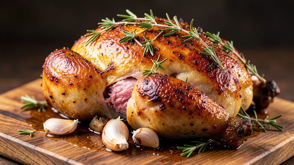 Baked Roasted Chicken Recipe: Juicy Golden Crust Without the Dryness