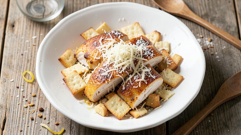 Baked Chicken Breast with Ritz Crackers Recipe: Crunchy Cheese-Crusted Bites in One Pan