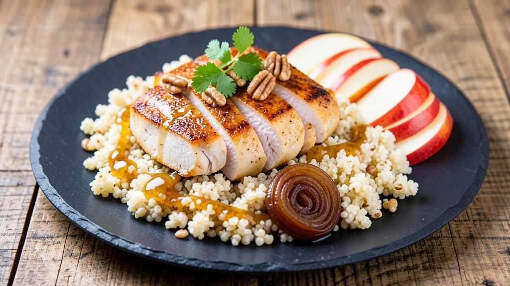 Applebee's Chicken Apple Quinoa Recipe: Sweet-Tart Glaze with Crunchy Topping