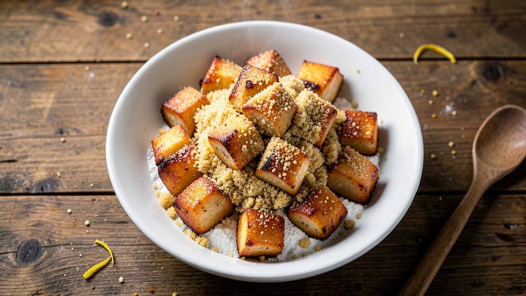 Baked Chicken Cubes Recipe: Triple-Dredged Crunch With Juicy Hearts