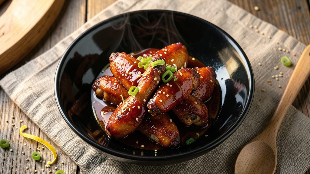 Baked Korean BBQ Chicken Wings Recipe: Glossy Soy-Gochujang Glaze With Crispy Edges