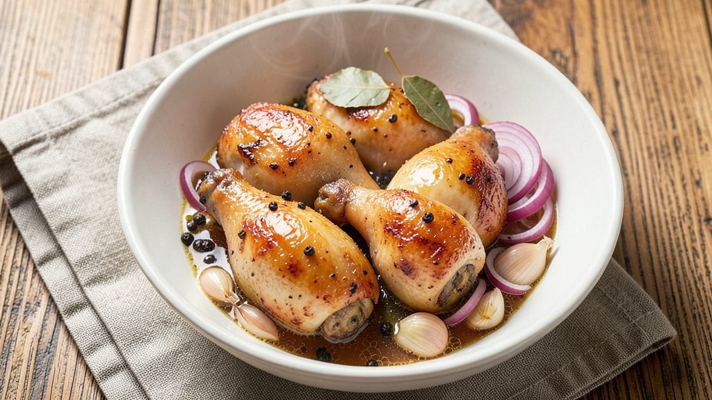 Boiled Chicken Legs Recipe: Crispy-Skinned, Juicy, and Flavor-Packed in One Pot