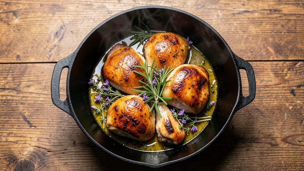 Boneless Skinless Chicken Thighs in Dutch Oven Recipe: Savory Herb-Crusted Juiciness in One Pan