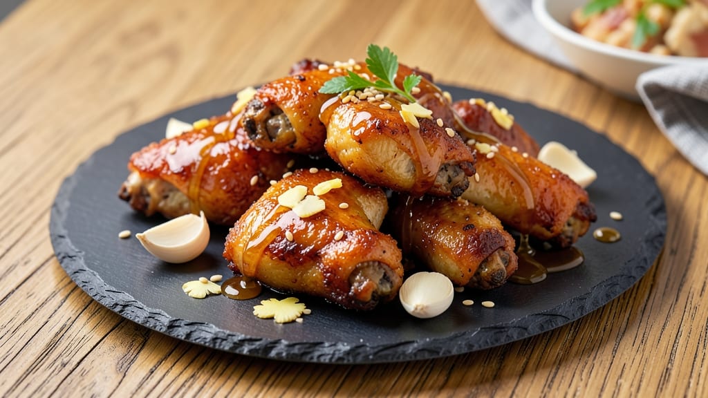 Baked Chicken Wings With Honey Soy And Ginger Marinade Recipe: Sticky-Sweet Glaze That Caramelizes to Richness