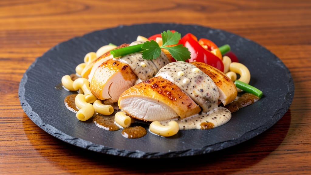 Campbell's Chicken Ala King Recipe: Creamy Celery Crown Topping Over Melted Mac and Cheese