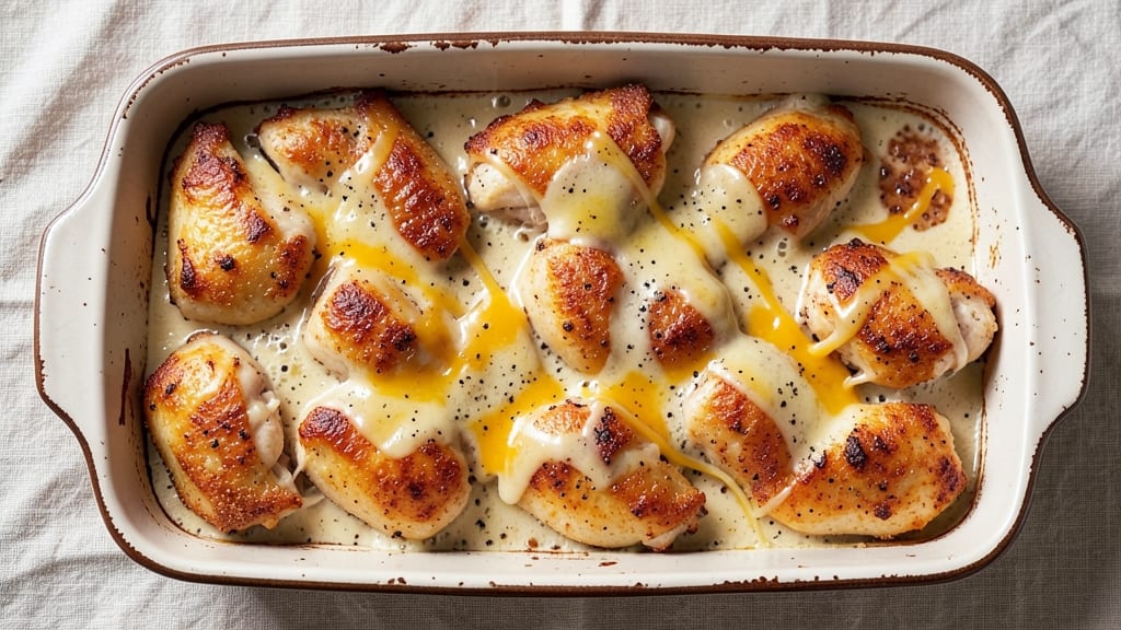 Campbell's Cream of Chicken Baked Chicken Recipe: One-Pan Creamy Crisp-Top Masterpiece