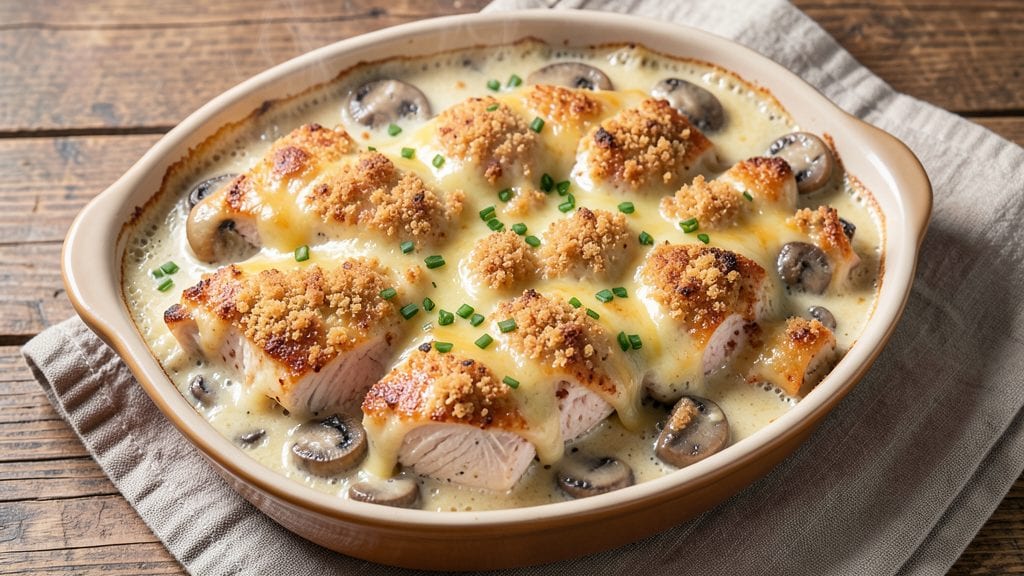 Campbell's Cream of Mushroom Chicken Casserole Recipe: Ultra-Creamy, Baked Comfort in One Dish