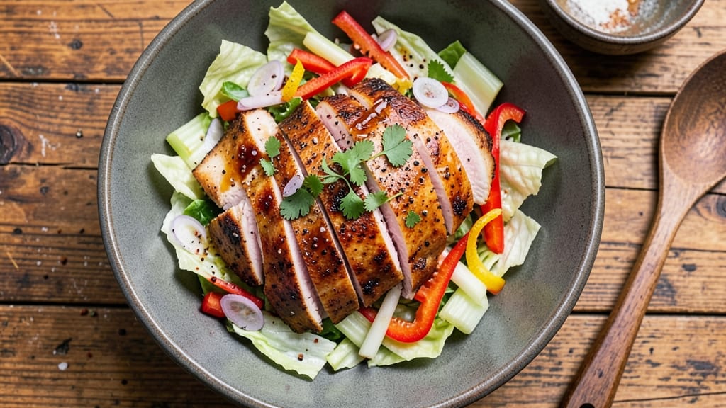 Award-Winning Smoked Chicken Salad Recipe: Crunchy Celery and Tangy Vinaigrette Fusion