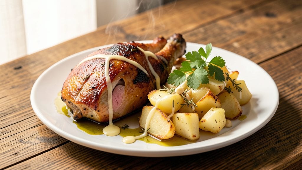 Chicken And Canned Potatoes Recipe: One-Pan Meal with Crispy Edges