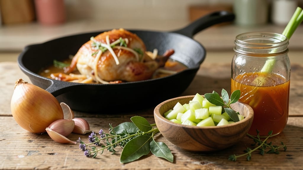 Chicken Broth Canning Recipe: Sterilized Jars for Long-Term Pantry Staples
