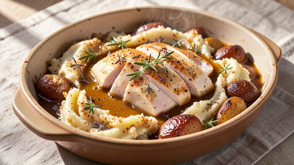 Chicken Crumble Recipe: Crispy Topping Over Creamy Chicken and Potatoes