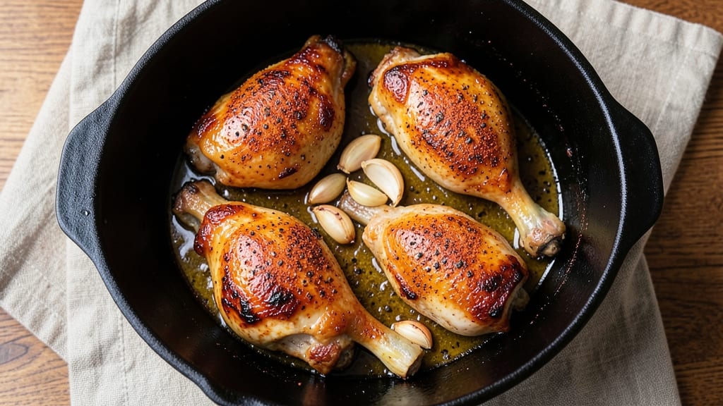 Chicken Legs in Dutch Oven Recipe: Crispy-Skinned, Juicy Centers in One Pot