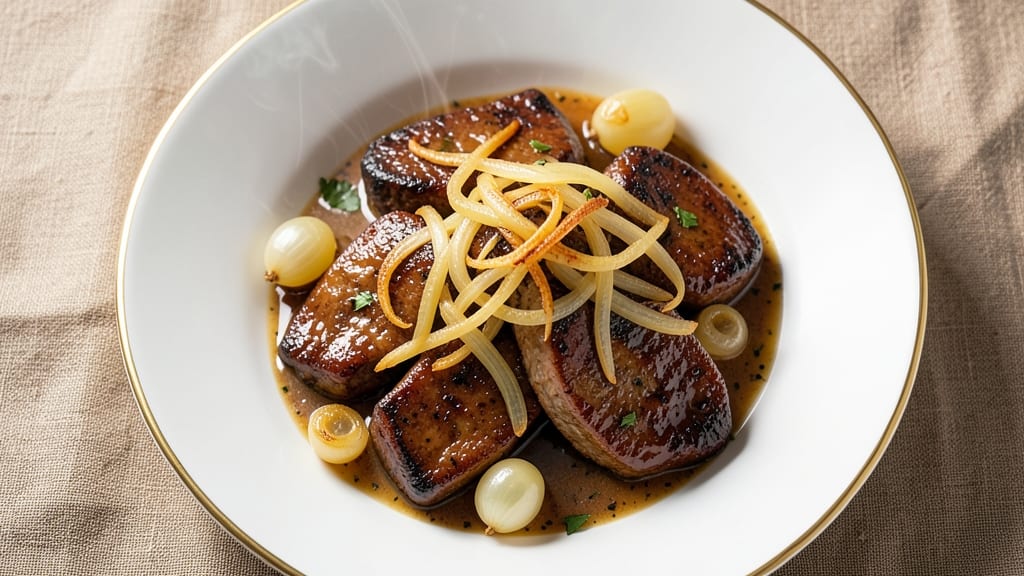 Chicken Liver and Onions With Gravy Recipe: Rich Pan-Dripping Sauce in One-Pan Wonder