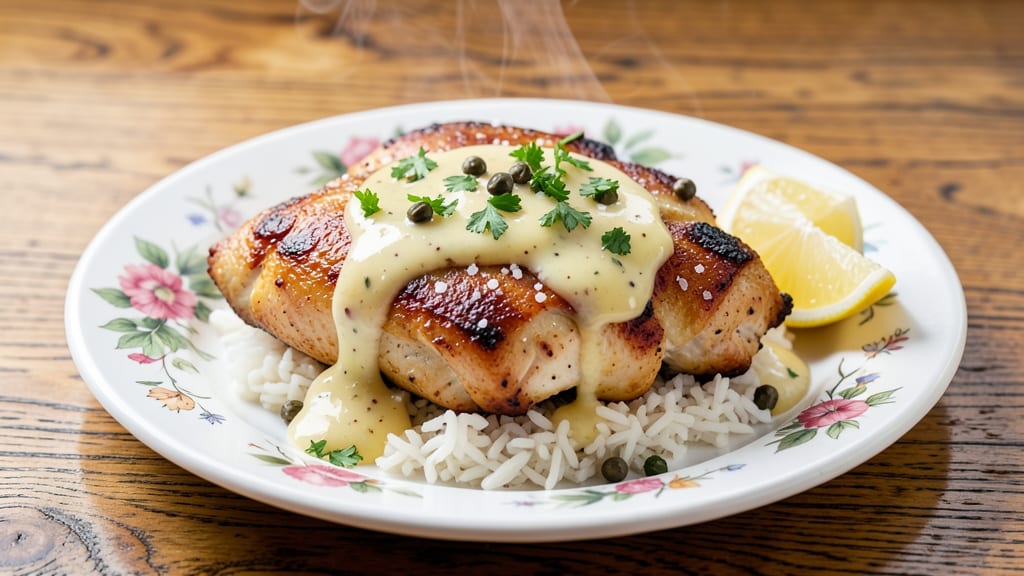 Baked Chicken Piccata Recipe Healthy: Lightened-Up Lemon-Caper Crisp With Crispy Edges