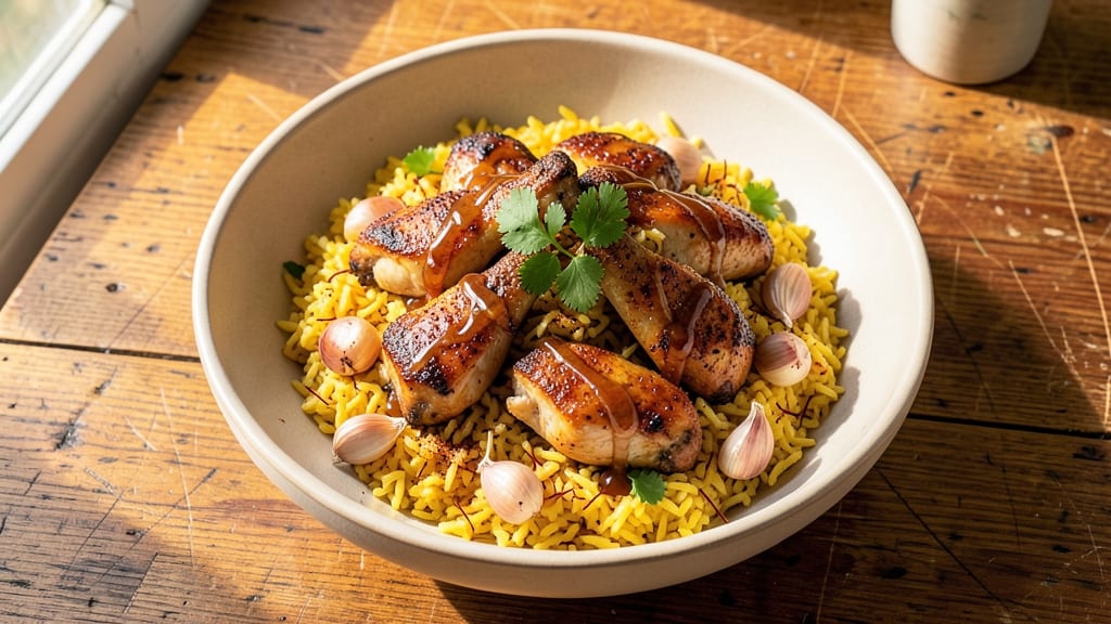 Awesome Chicken and Yellow Rice Recipe: One-Pan Harmony With Golden-Grain Rice