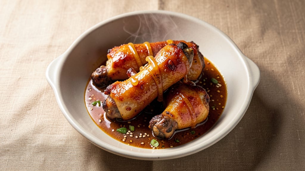 Baked Teriyaki Chicken Legs Recipe: Glazed Caramelized Crunch With Sticky Sweetness