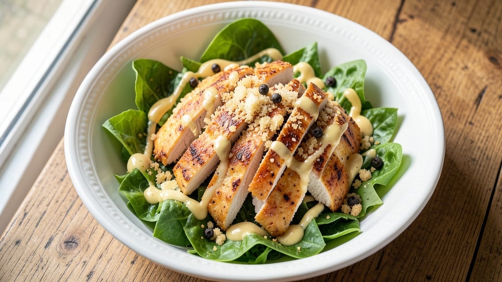 Authentic Chicken Caesar Salad Recipe: Crispy Croutons and Creamy Parmesan Magic