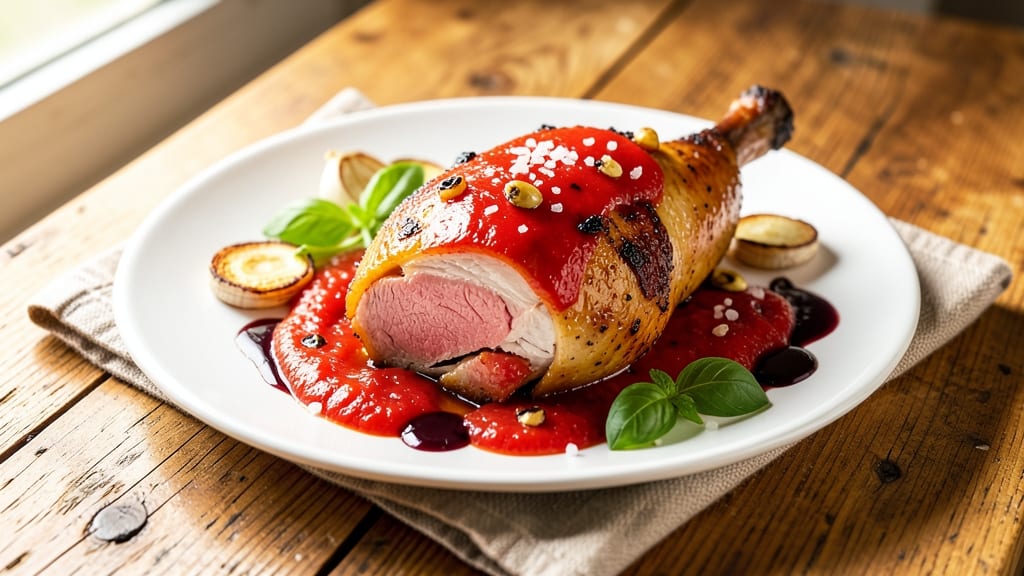 Baked Tomato Chicken Thighs Recipe: Sweet-Savory Bake with Juicy Cores