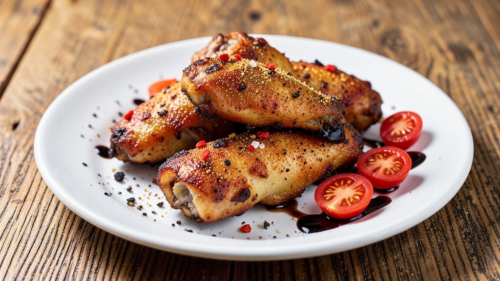 Baked Chicken Party Wings Recipe: Smoky Paprika and Garlic Crunch