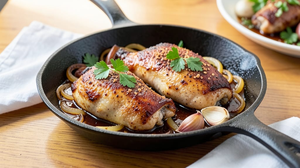 Baked BBQ Boneless Chicken Thighs Recipe: Smoky-Sweet Crust That Sticks to Every Bite