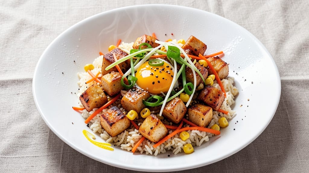 Baked Chicken Fried Rice Recipe: Crispy Top, Fluffy Rice, One-Pan Magic