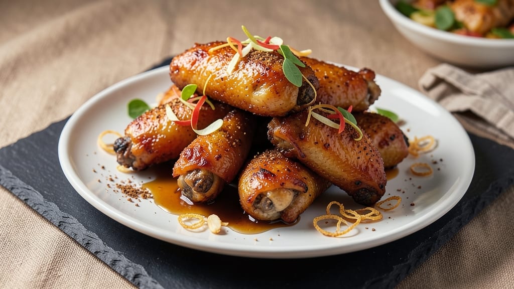 Asian Baked Chicken Wings Recipe: Five-Spice Glow With Crispy Edges