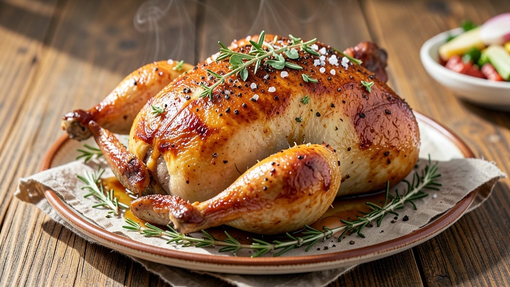 Amazing Roast Chicken Recipe: Golden Crisp Skin and Juicy Centers
