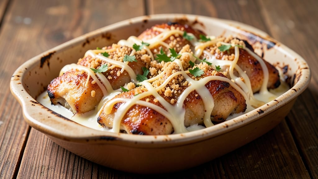 Grandma's Chicken Bake Recipe: Crispy Top, Melty Cheese, One-Pan Magic