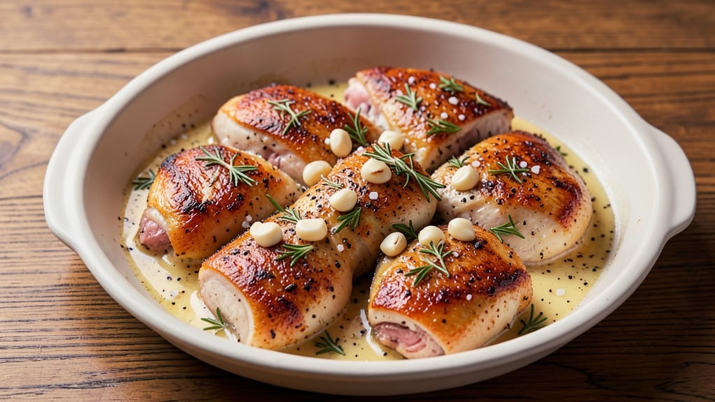 Ina Garten Baked Chicken Thigh Recipe: Herb-Infused Crispy Skin, Juicy Centers